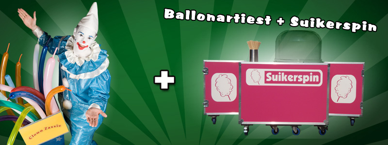 Ballonartiest & Suikerspinmachine