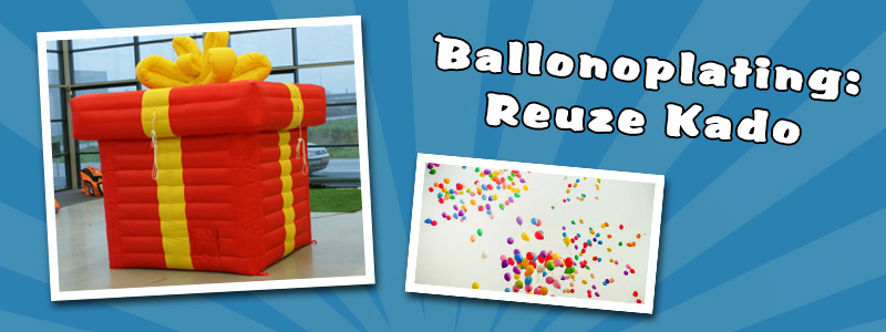 Ballonoplating reuze doos (opblaasbaar)